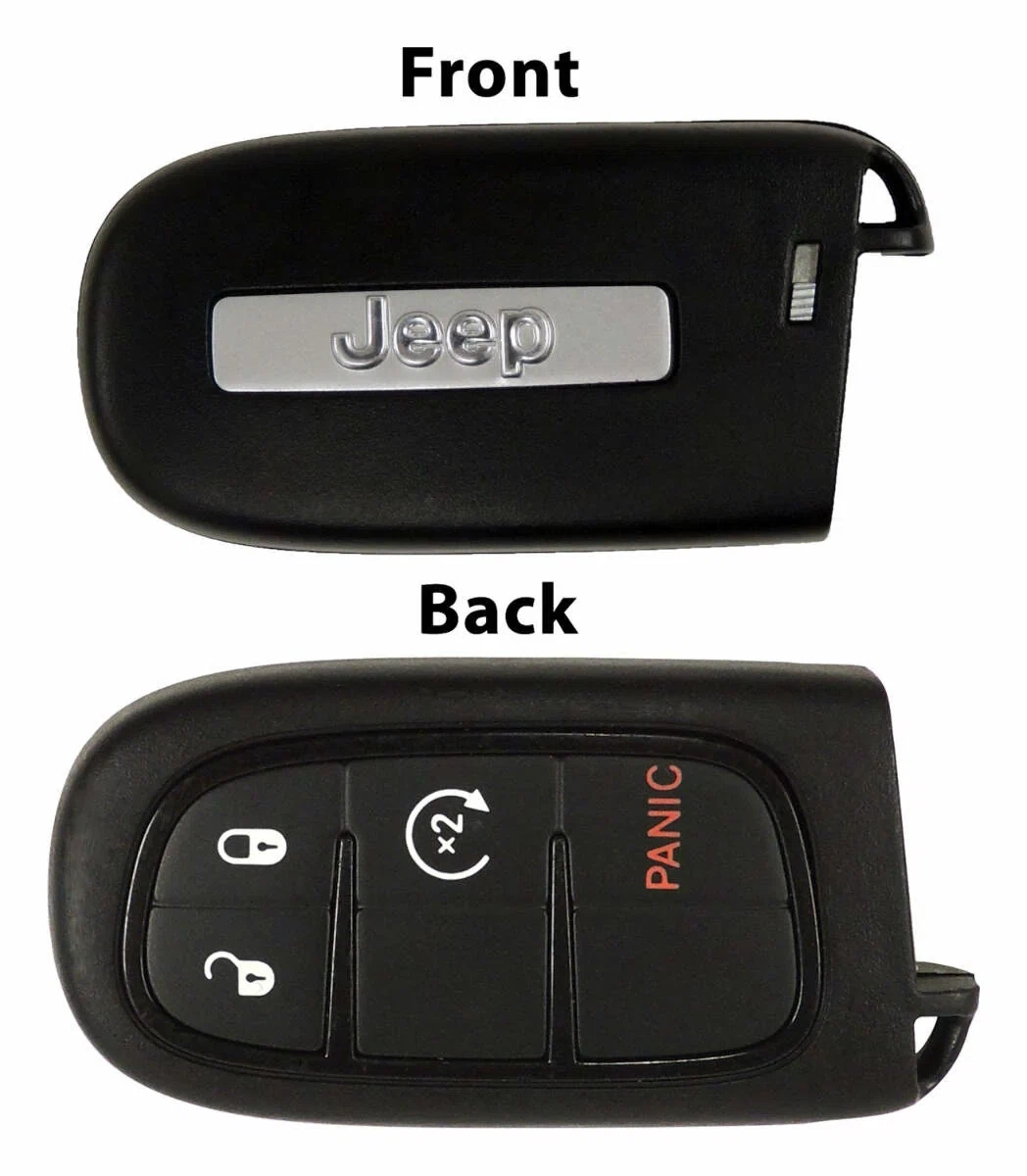 Crown Automotive - Plastic Black Key Fob - 68105078AF